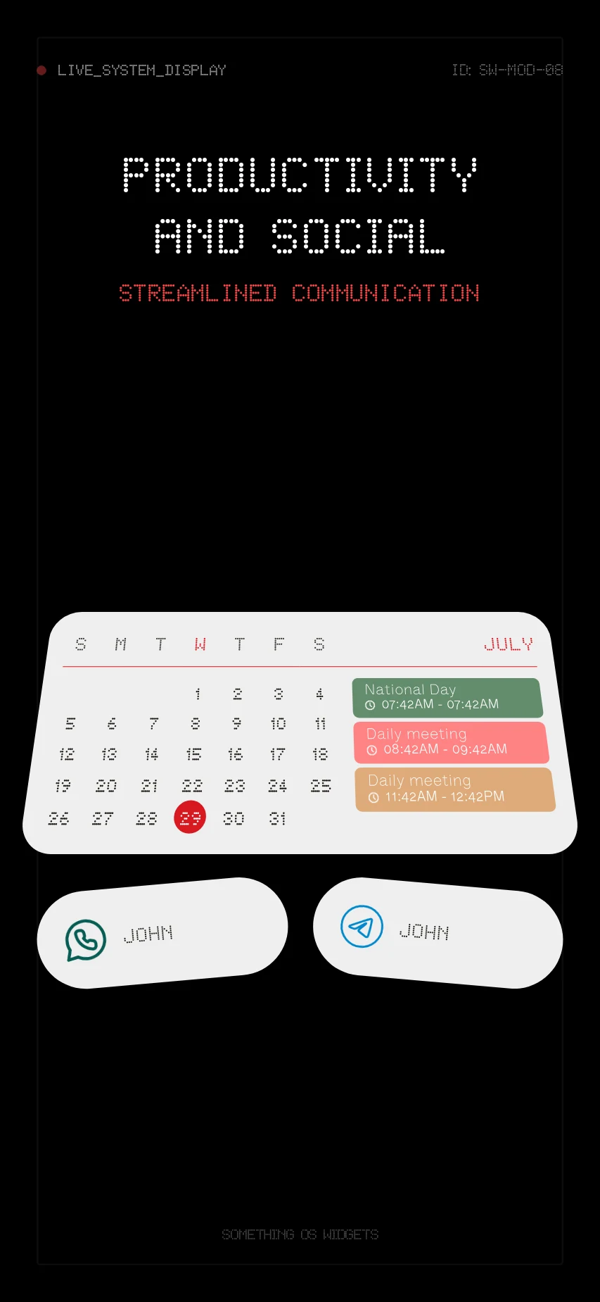 Something OS Widgets screenshot